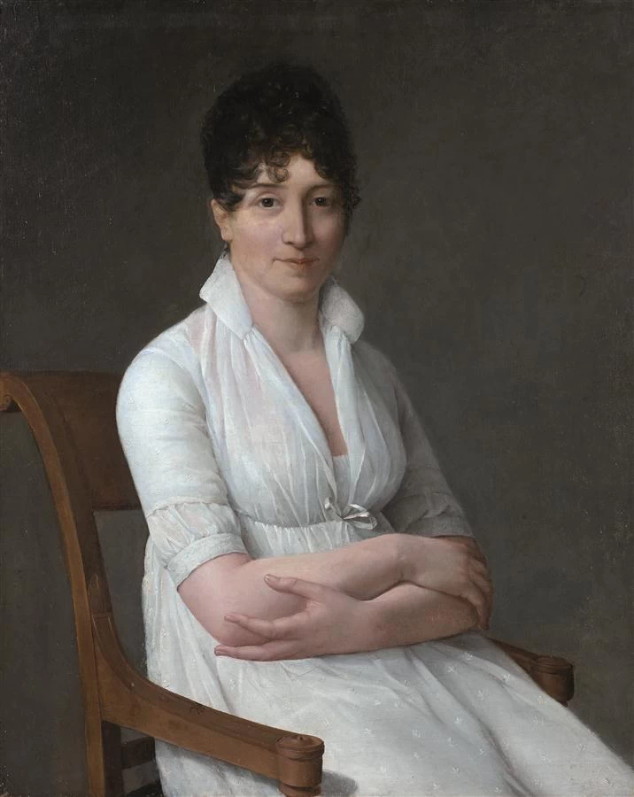 Constance Marie Charpentier - Ritratto di donna in bianco